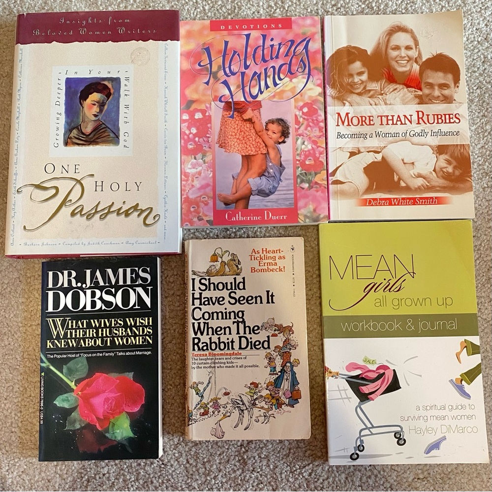 Lot 6 Womens Bible Devotional Workbook Stories Inspirational Faith Marriage Book